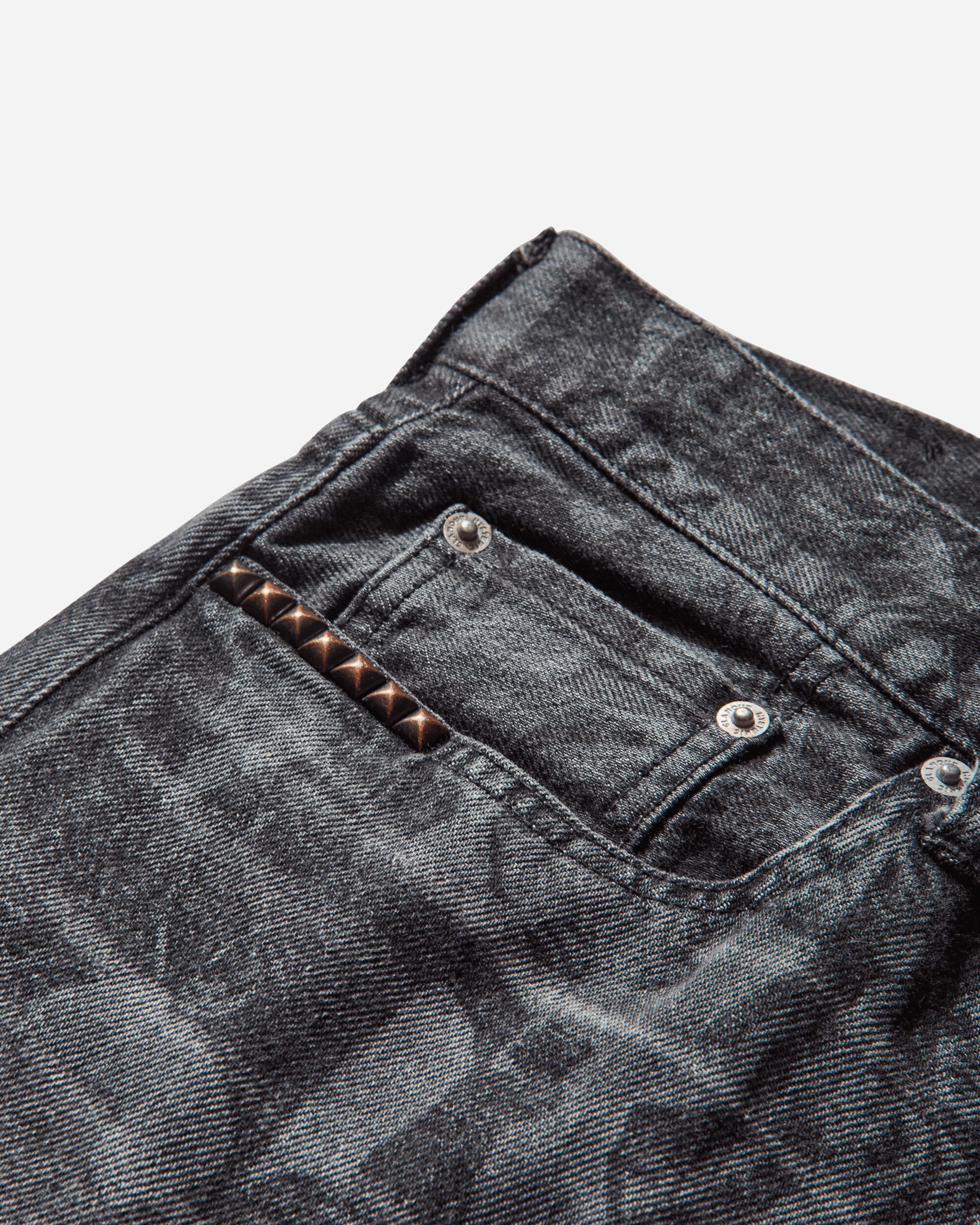 Hysteric Glamour Hysteric Glamour X Slam Jam Screen Print Denim Pants Black Pants Denim 02253AP130 96