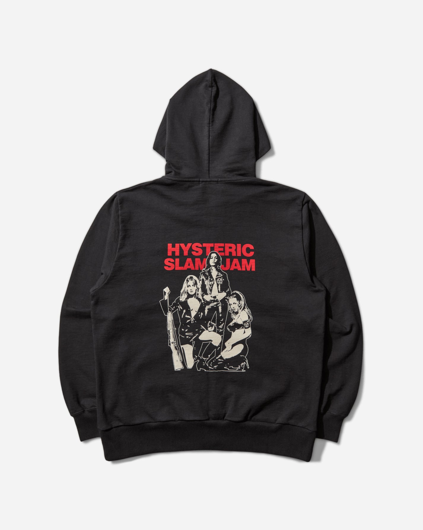 Hysteric Glamour Hysteric Glamour X Slam Jam Zip Up Hooded Sweatshirt Black Sweatshirts Hoodies 02253CF102 96