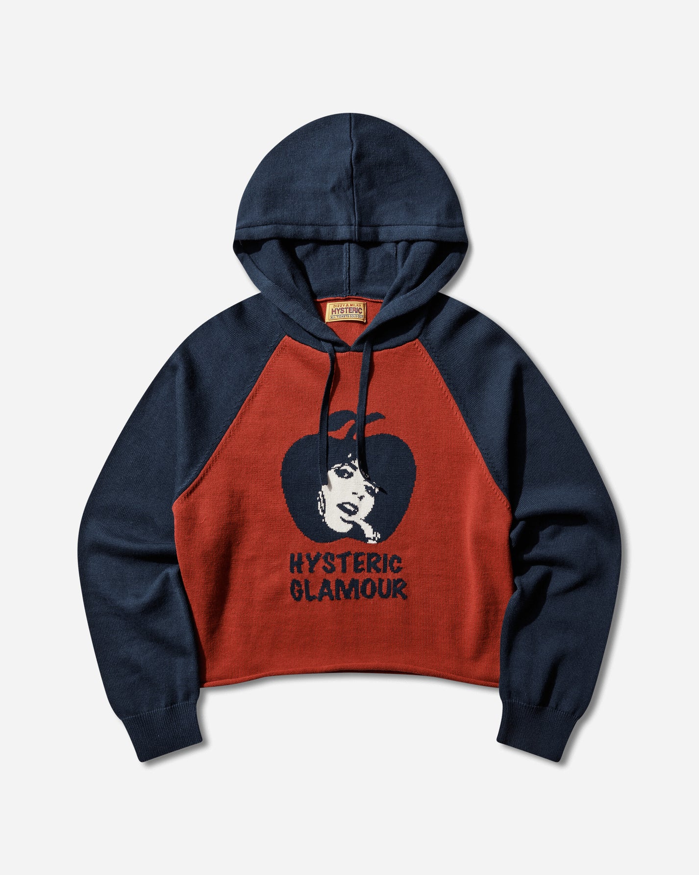 Hysteric Glamour Wmns Apple Girl Knitted Hoodie Multi Sweatshirts Hoodies 01253NS04 50