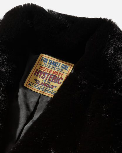 Hysteric Glamour Wmns Fire Bear Embroidered Faux Fur Blouson Multi Coats and Jackets Jackets 01253AB06 96