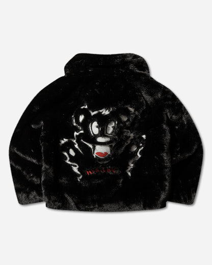 Hysteric Glamour Wmns Fire Bear Embroidered Faux Fur Blouson Multi Coats and Jackets Jackets 01253AB06 96