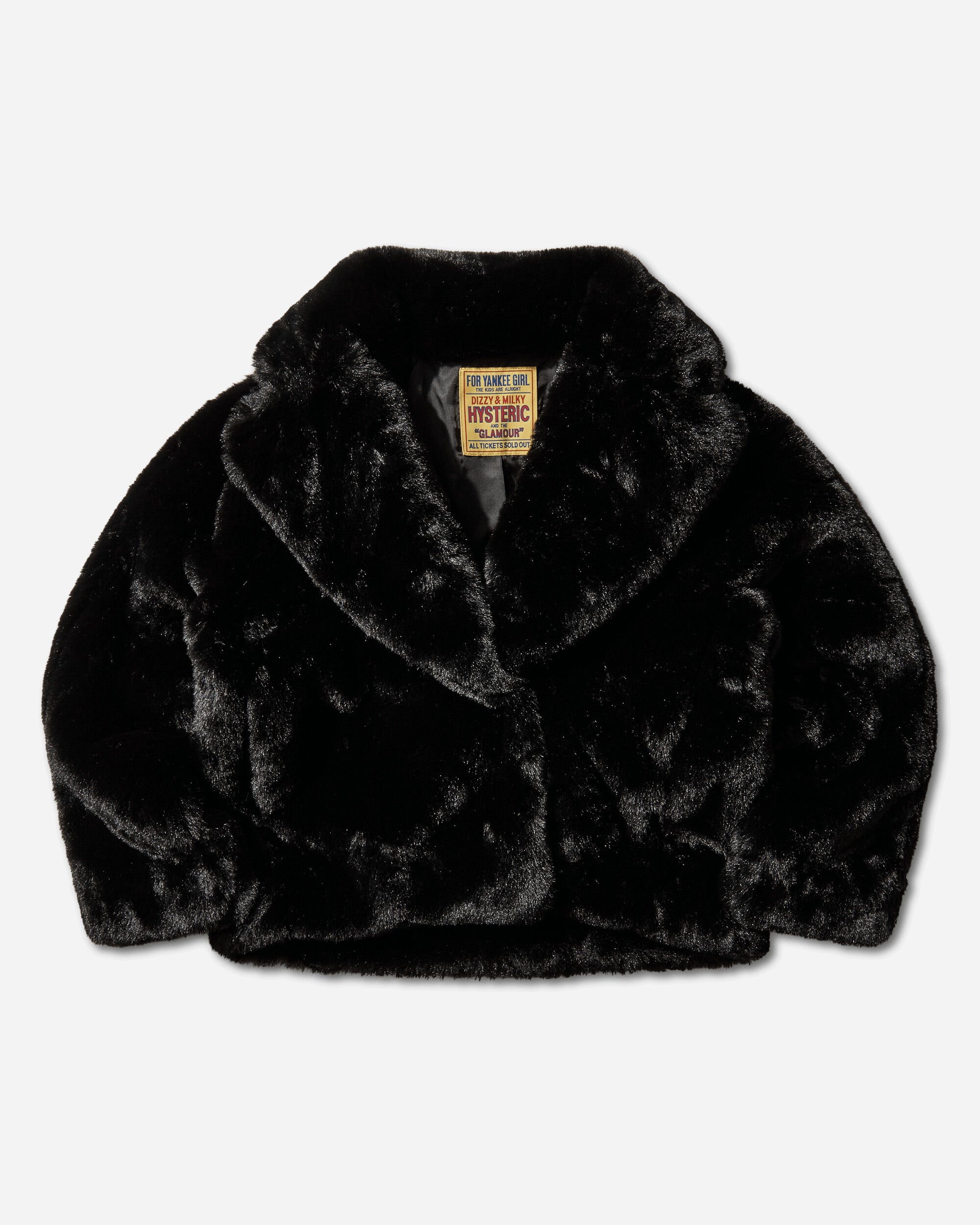 Hysteric Glamour Wmns Fire Bear Embroidered Faux Fur Blouson Multi Coats and Jackets Jackets 01253AB06 96