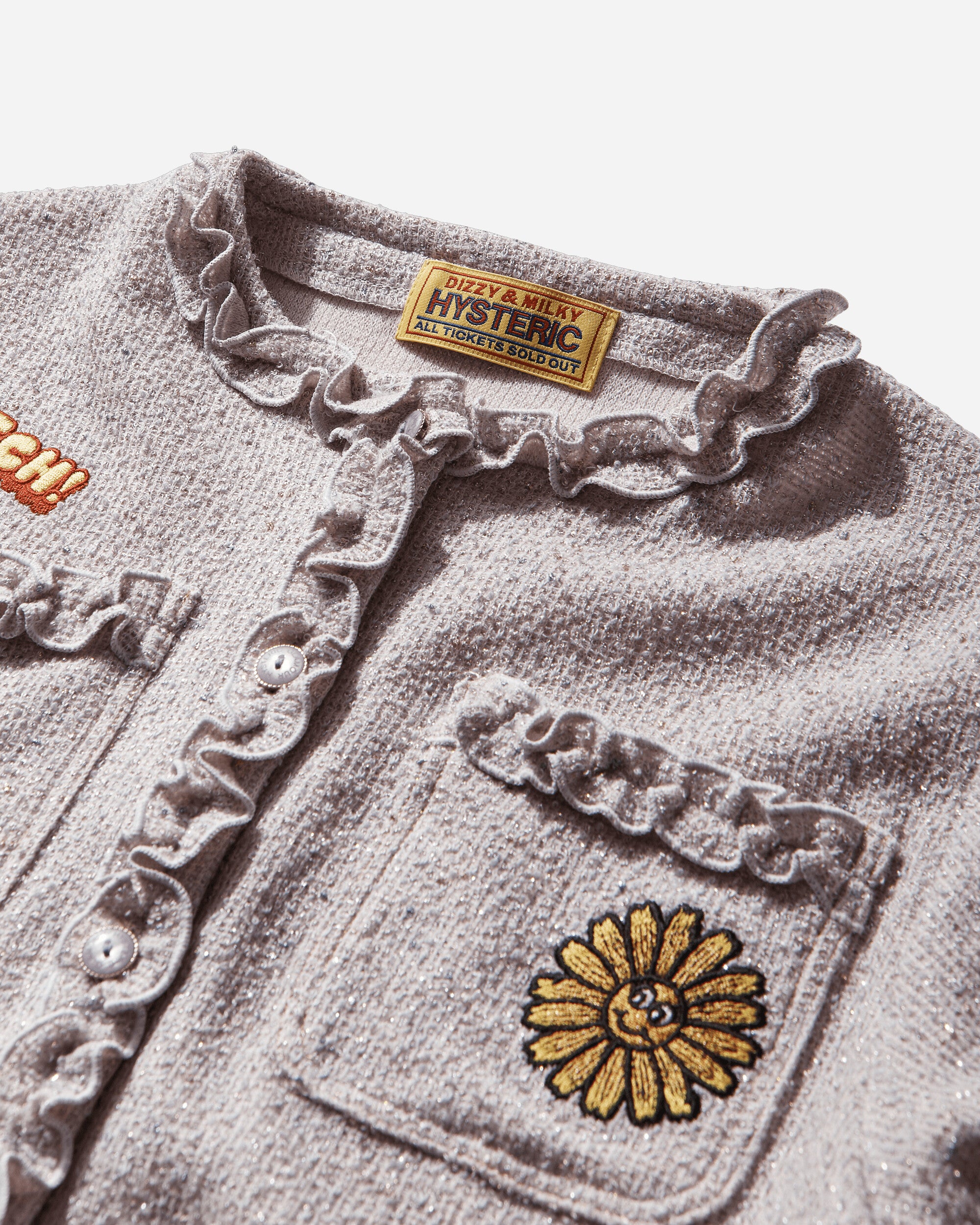 Hysteric Glamour Wmns Flower Power Patch Jacket Purple Coats and Jackets Jackets 01253CJ01 55