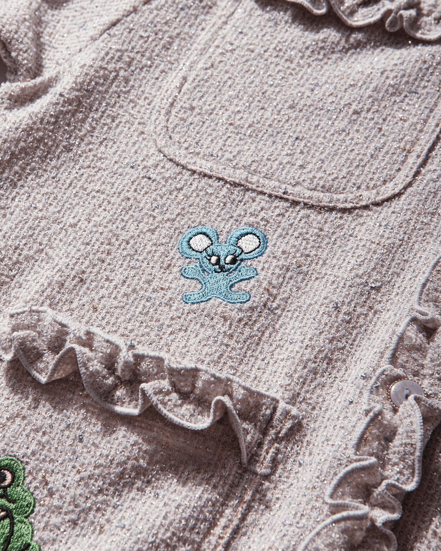 Hysteric Glamour Wmns Flower Power Patch Jacket Purple Coats and Jackets Jackets 01253CJ01 55