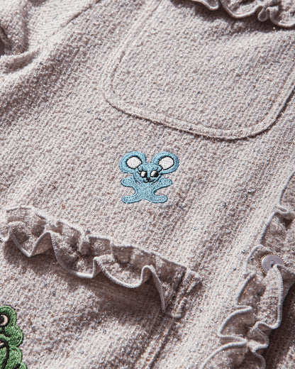 Hysteric Glamour Wmns Flower Power Patch Jacket Purple Coats and Jackets Jackets 01253CJ01 55