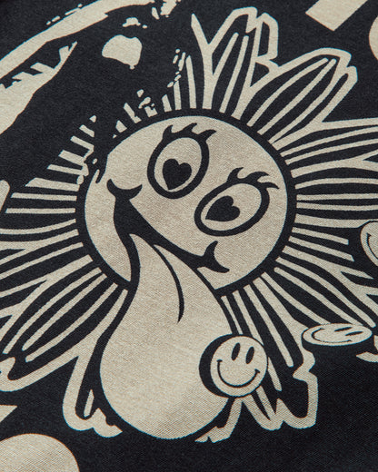 Hysteric Glamour Wmns Flower Trippin One-Piece Black Pants Jumpsuits 01251CO07 96