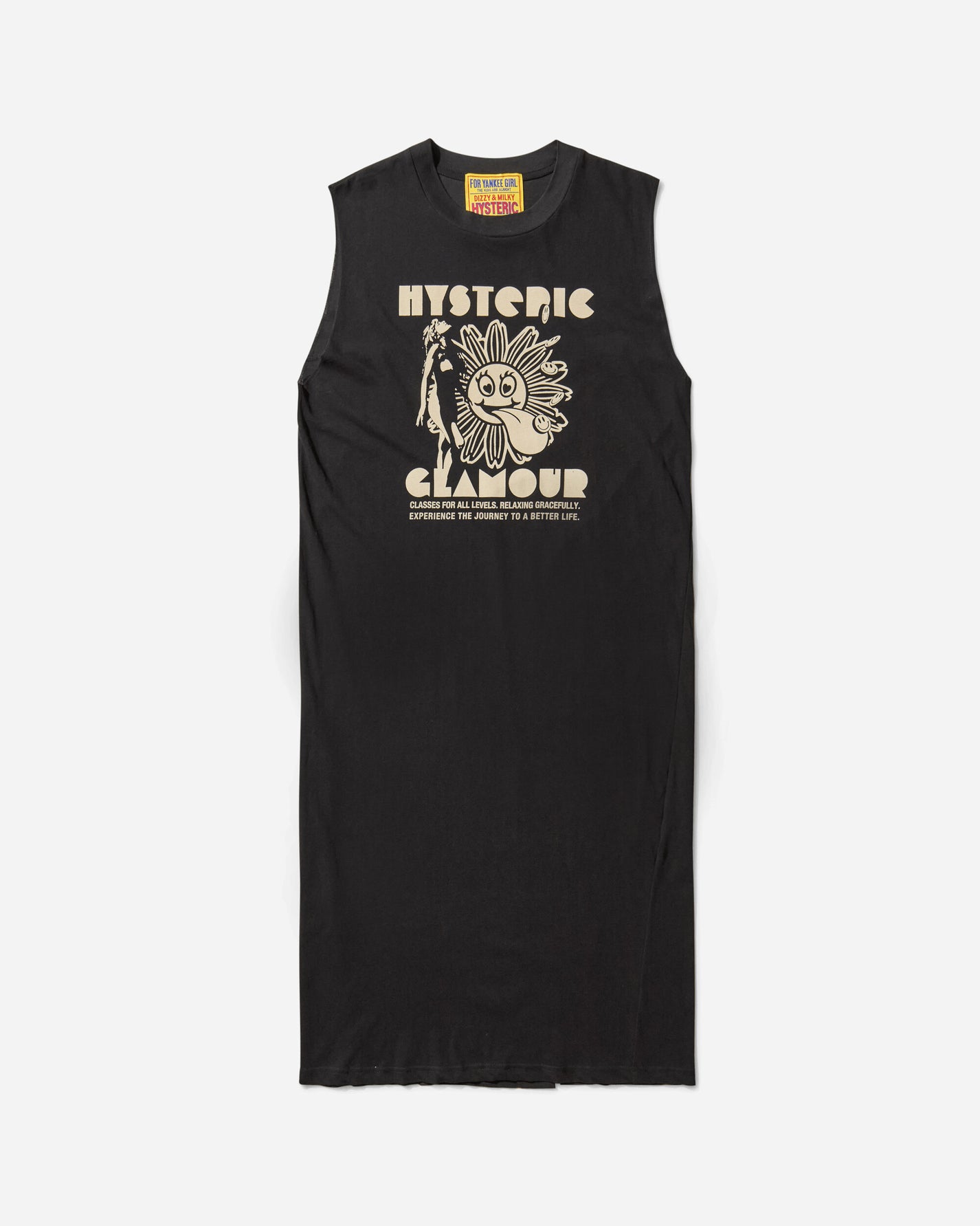 Hysteric Glamour Wmns Flower Trippin One-Piece Black Pants Jumpsuits 01251CO07 96