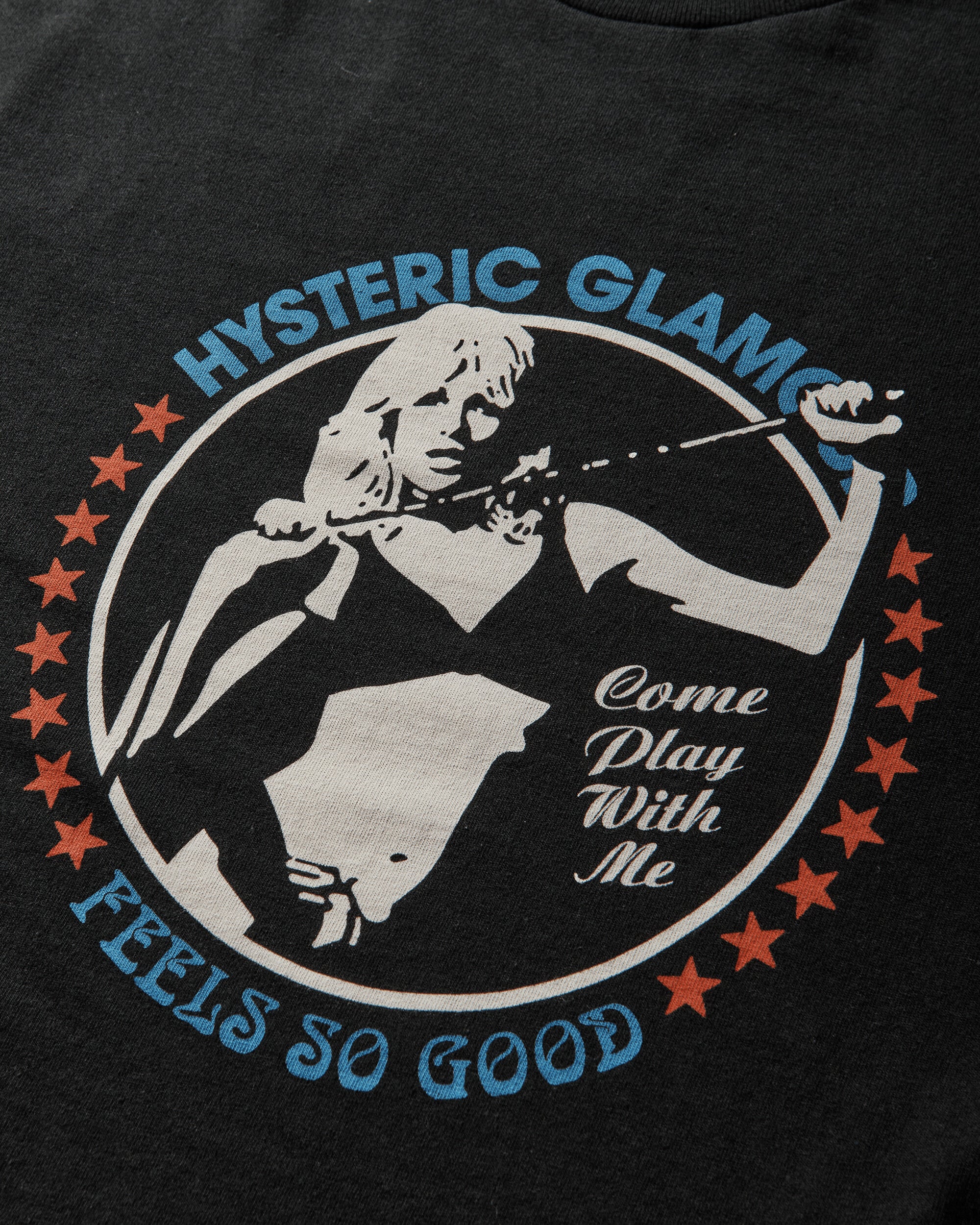 Hysteric Glamour Come Play With Me Tshirt Black T-Shirts Longsleeve 02261CL02 96