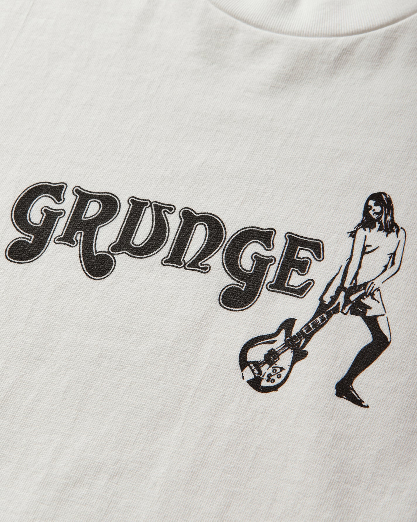 Hysteric Glamour Grunge Tshirt White T-Shirts Longsleeve 02261CL01 00