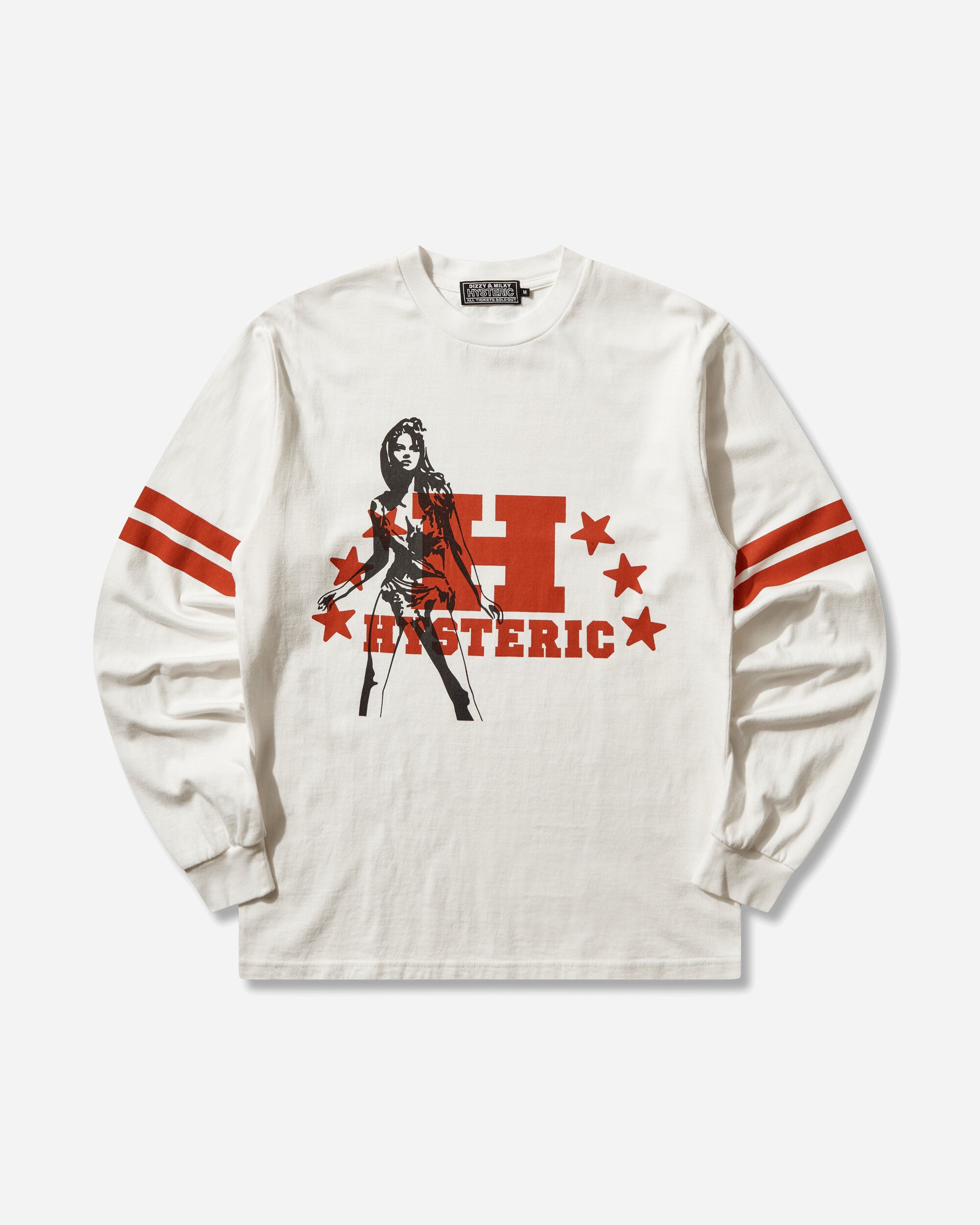 Hysteric Glamour H Stars T-Shirt Multi T-Shirts Longsleeve 02253CL12 0