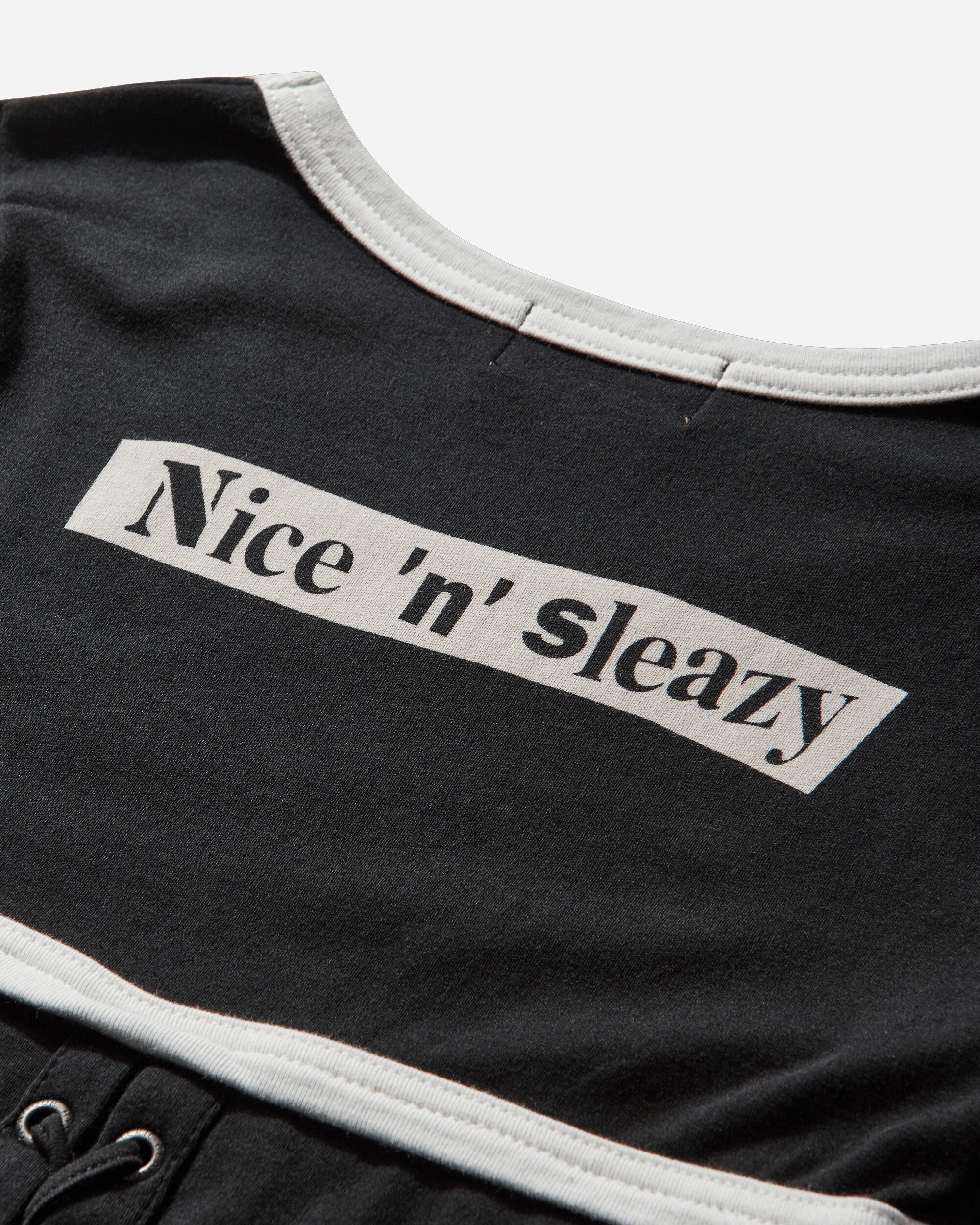 Hysteric Glamour Wmns Bunny Girl Lace-Up Baby T-Shirt Multi T-Shirts Longsleeve 01253CL05 96