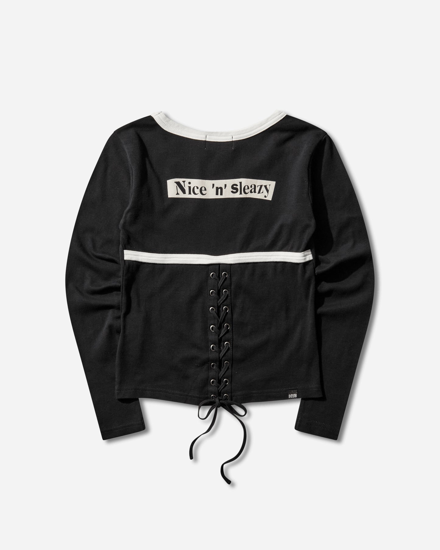 Hysteric Glamour Wmns Bunny Girl Lace-Up Baby T-Shirt Multi T-Shirts Longsleeve 01253CL05 96