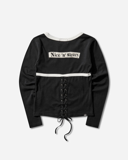 Hysteric Glamour Wmns Bunny Girl Lace-Up Baby T-Shirt Multi T-Shirts Longsleeve 01253CL05 96