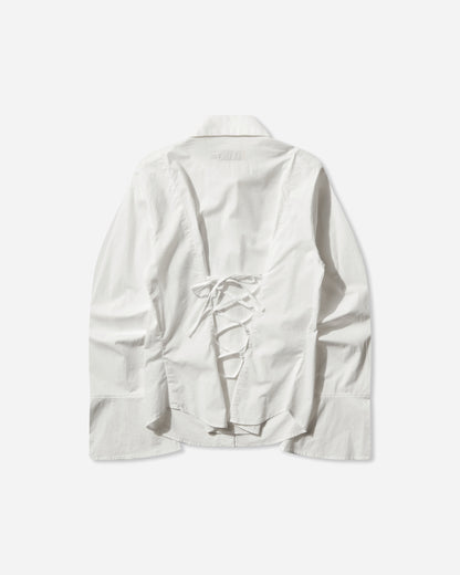 Hysteric Glamour Wmns Hysteric Spider Lace-Up Frill Cuff Blouse Multi Shirts Longsleeve Shirt 01253AH02 0