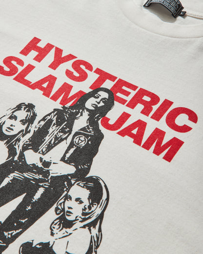 Hysteric Glamour Hysteric Glamour X Slam Jam T-Shirt White T-Shirts Shortsleeve 02253CT162 00