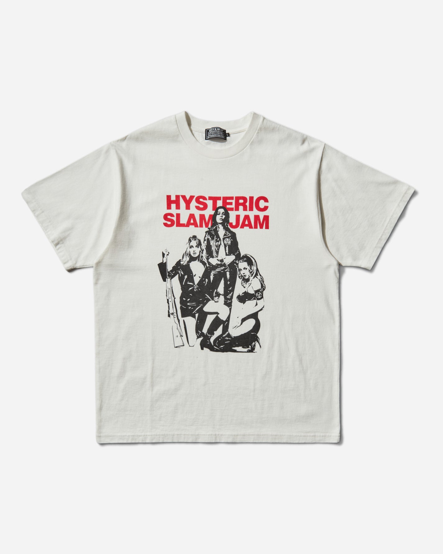 Hysteric Glamour Hysteric Glamour X Slam Jam T-Shirt White T-Shirts Shortsleeve 02253CT162 00