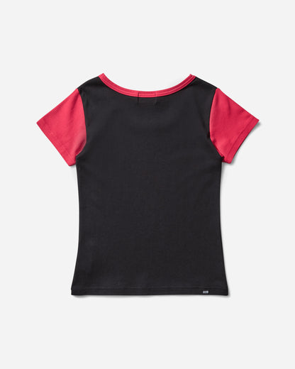 Hysteric Glamour Wmns Ema/Lazy Mushroom Tiny T-Shirt Black T-Shirts Shortsleeve 01251CT13 96