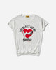 Hysteric Glamour Wmns Music Lover T-Shirt White T-Shirts Shortsleeve 01251CT18 0