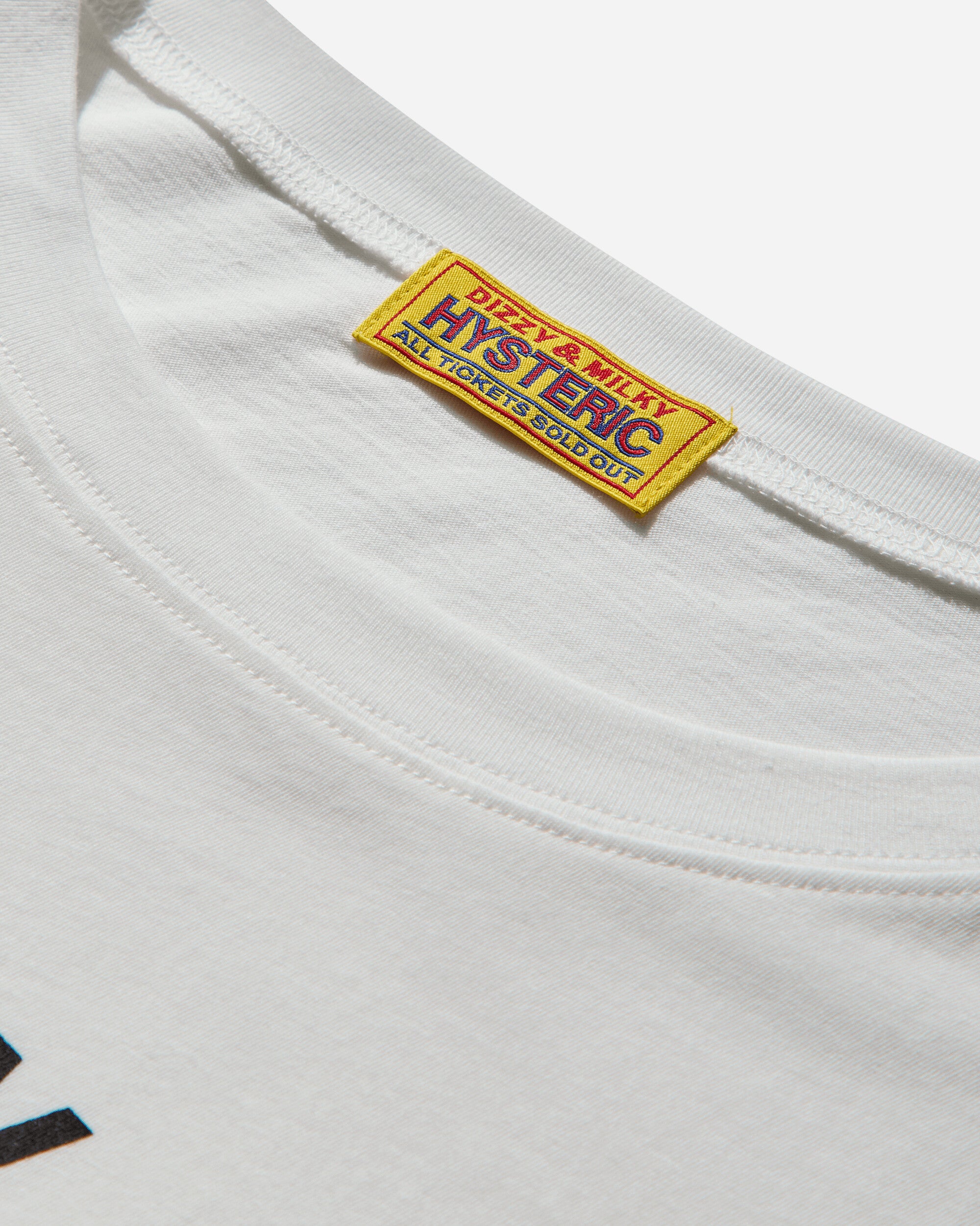 Hysteric Glamour Wmns Music Lover T-Shirt White T-Shirts Shortsleeve 01251CT18 0