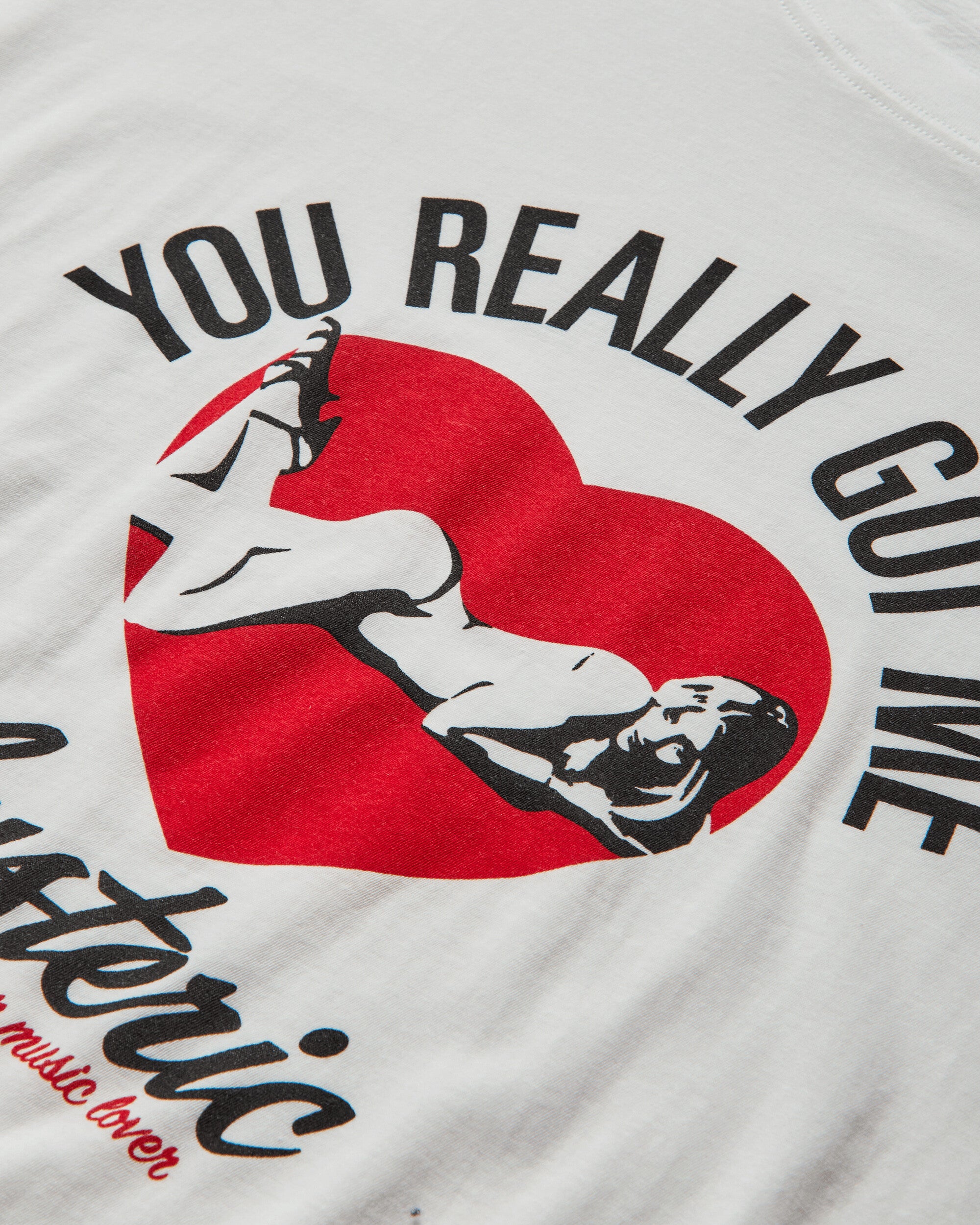 Hysteric Glamour Wmns Music Lover T-Shirt White T-Shirts Shortsleeve 01251CT18 0