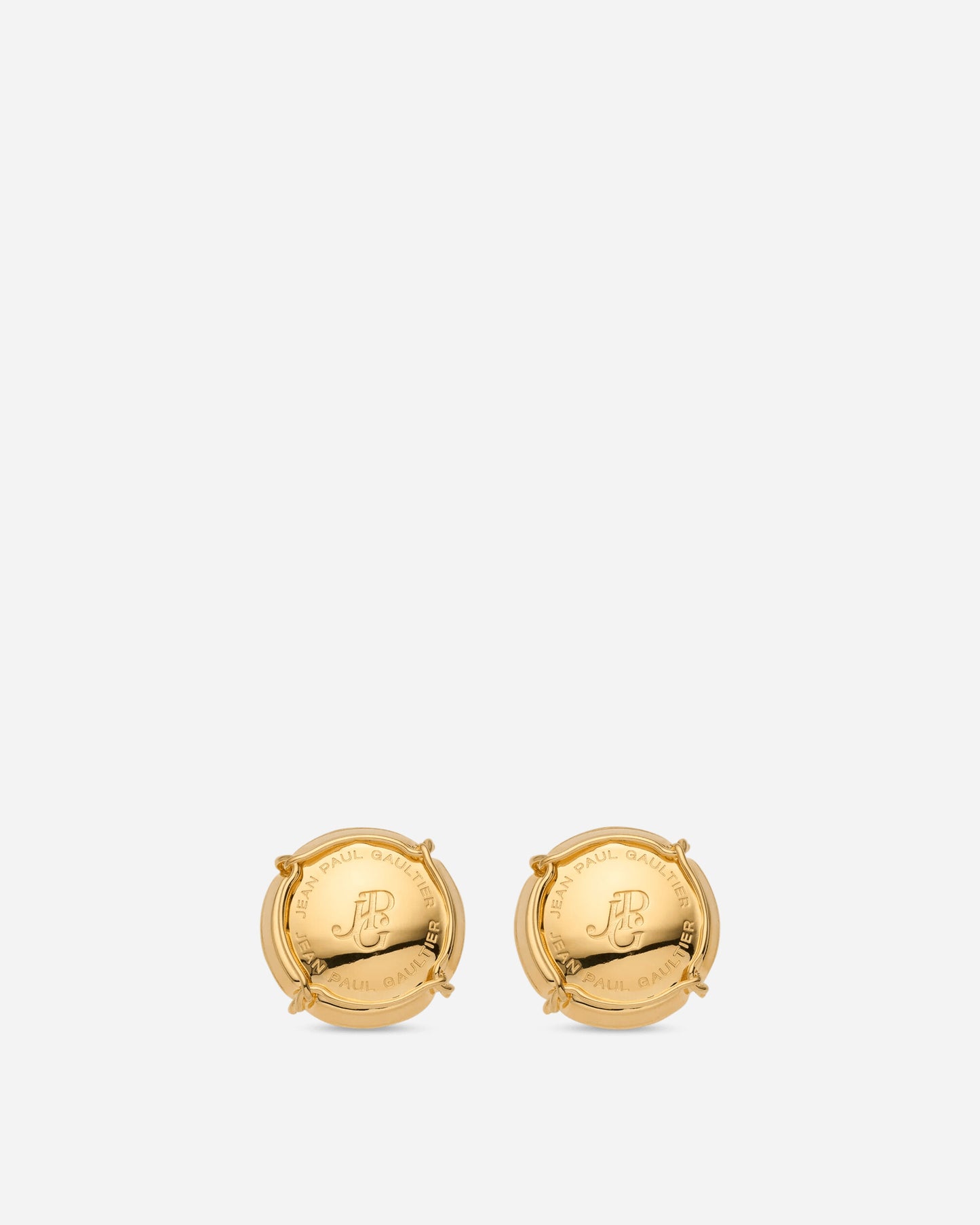 Jean Paul Gaultier Wmns Champagne Cork Earrings Gold Jewellery Earrings 2503WJW007X053 92