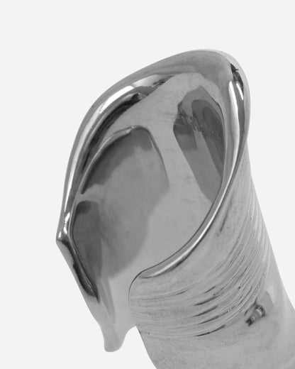Jean Paul Gaultier Wmns Distorted Can Ring Silver Jewellery Rings 2503WJW017X053 91