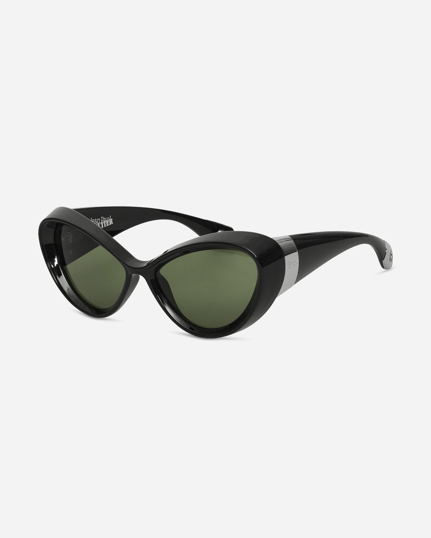 Jean Paul Gaultier Wmns Acetate Sunglasses Parisian Cat Black  Eyewear Sunglasses 2503UEY001X05900 00