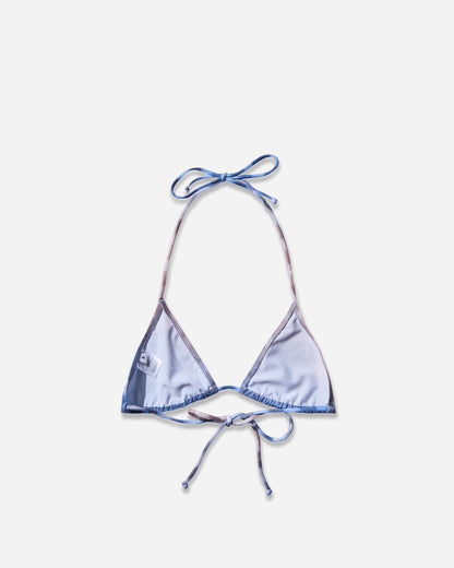 Jean Paul Gaultier Wmns Bikini Top Body Printed Air Light Blue/BluePeach Swimwear Bikinis 2503WSW066J01 P565034