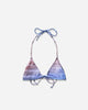 Jean Paul Gaultier Wmns Bikini Top Body Printed Air Light Blue/BluePeach Swimwear Bikinis 2503WSW066J01 P565034