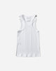 Jean Paul Gaultier Wmns Tank Top With With Overall Engraved White T-Shirts Cropped 25-03-U-TO380-J014 01