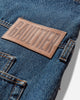 Jean Paul Gaultier Wmns Zipped Jean And Denim Patch On Knee And Back Vintage Blu Pants Denim 2503WTR007D024 57