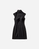 Jean Paul Gaultier Wmns Shirt Jersey Dress With Cups Black Dresses Dress Short 2504WDR078W021 00
