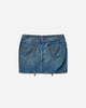 Jean Paul Gaultier Wmns Denim Front Zipped Mini Skirt Vintage Blue  Skirts Mini 2504WSK023D025 57