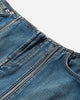 Jean Paul Gaultier Wmns Denim Front Zipped Mini Skirt Vintage Blue  Skirts Mini 2504WSK023D025 57