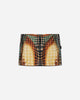 Jean Paul Gaultier Wmns Re-Edition :Mini Skirt With Center Front Zip Closing Orange/Blue/Brown Skirts Mini 26-01-W-SK040-J042P 155060