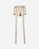 Jean Paul Gaultier Wmns Cotton Ribbed Short With "Gaultier" Patch And Overall Buckles Nude Shorts Short 26-01-W-TR059-J014 63