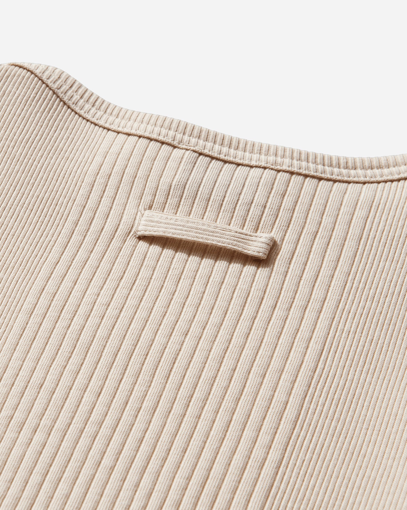 Jean Paul Gaultier Wmns Cotton Ribbed Cropped Baby Tee With "Gaultier" Patch Nude T-Shirts Shortsleeve 26-01-W-TO429-J014 63