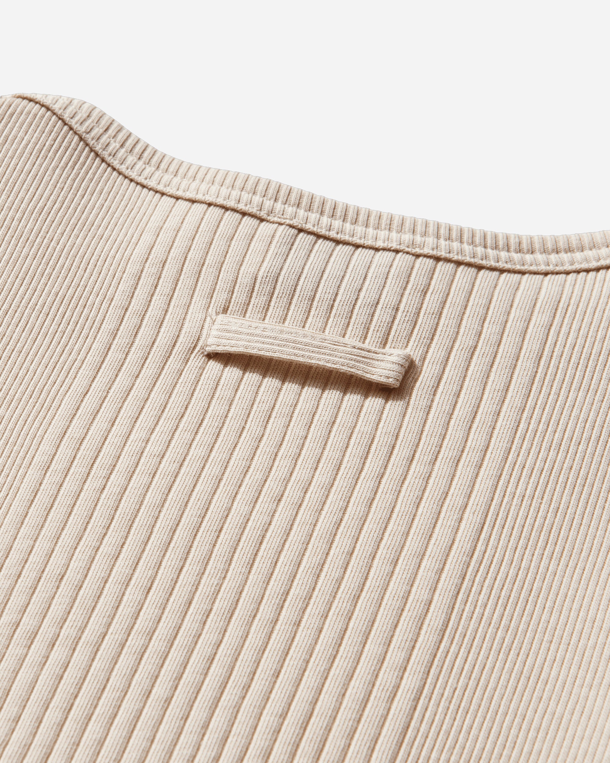 Jean Paul Gaultier Wmns Cotton Ribbed Cropped Baby Tee With "Gaultier" Patch Nude T-Shirts Shortsleeve 26-01-W-TO429-J014 63