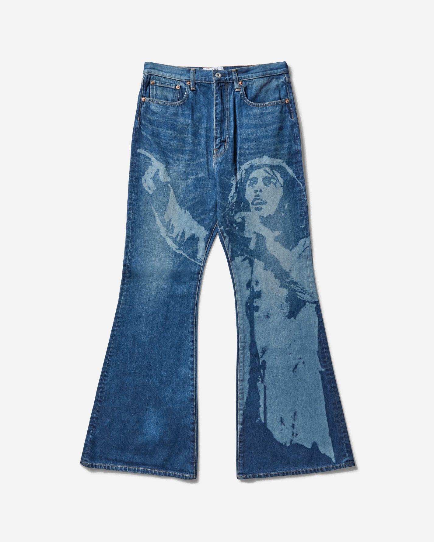 Junya Watanabe MAN Bob Marley Denim Pants Indigo/Beige Pants Denim WO-P919-100 001