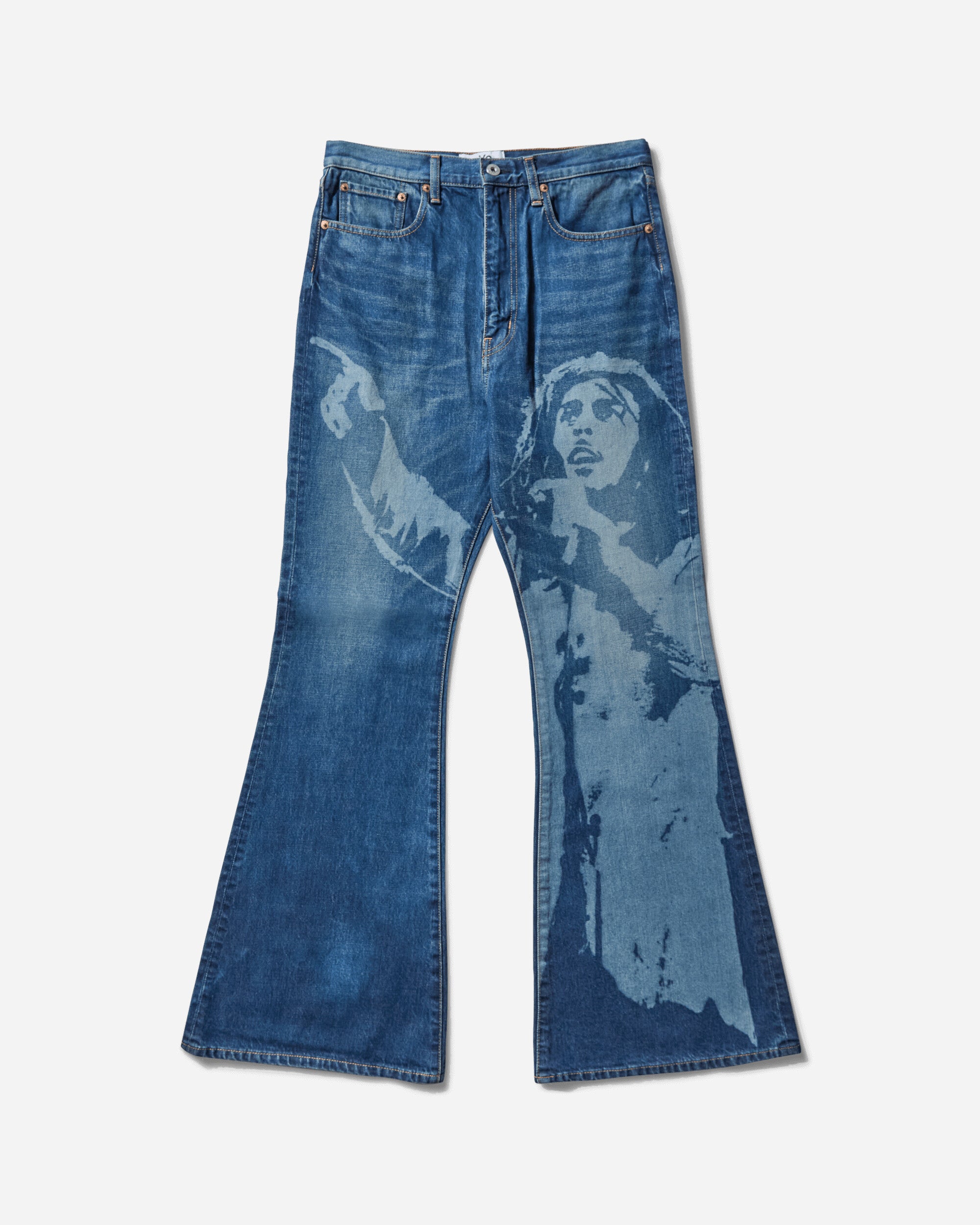 Junya Watanabe MAN Bob Marley Denim Pants Indigo/Beige Pants Denim WO-P919-100 001
