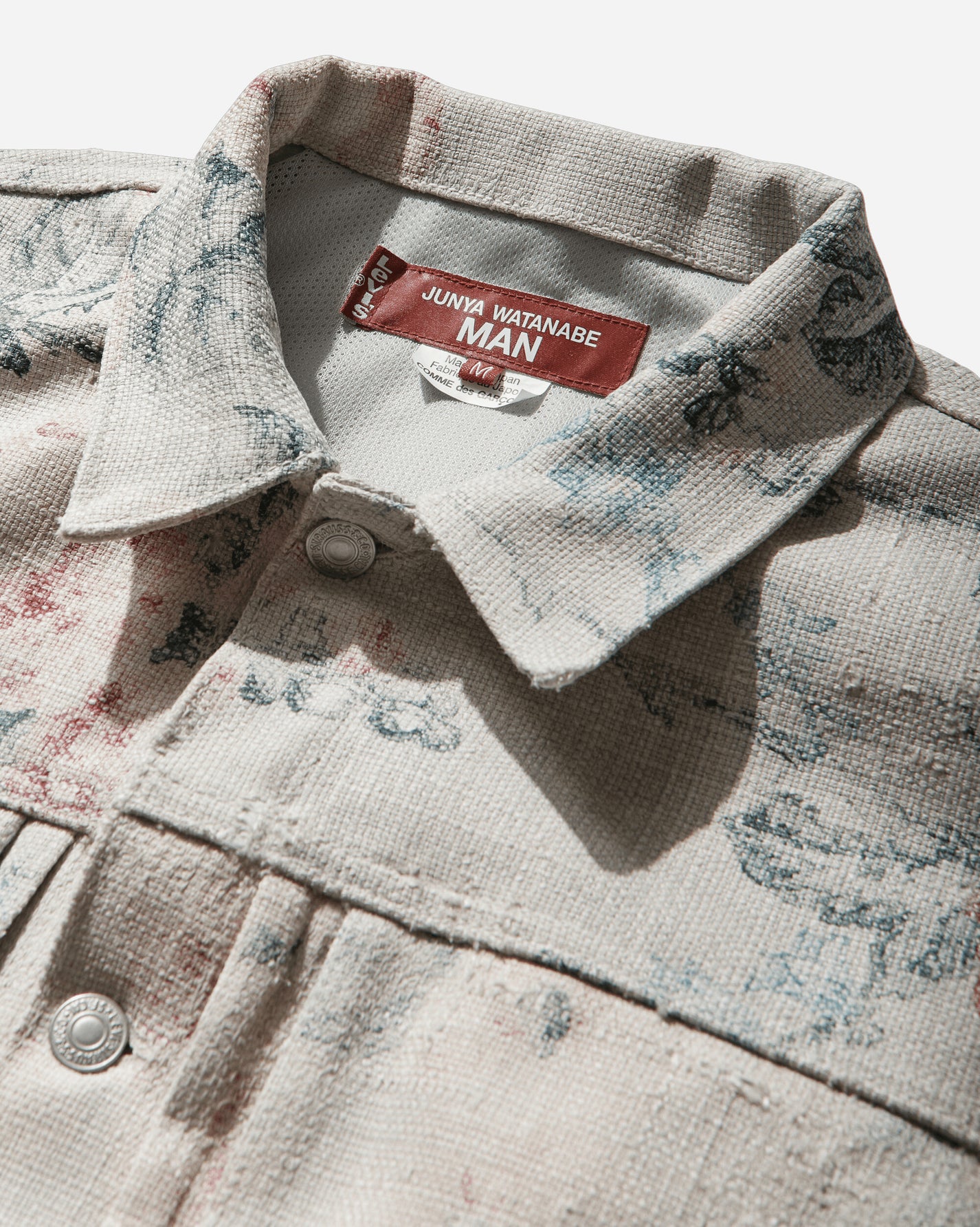 Junya Watanabe MAN Men'S Jacket Bge/Grn/Pnk Coats and Jackets Jackets WQ-J204-S26 1