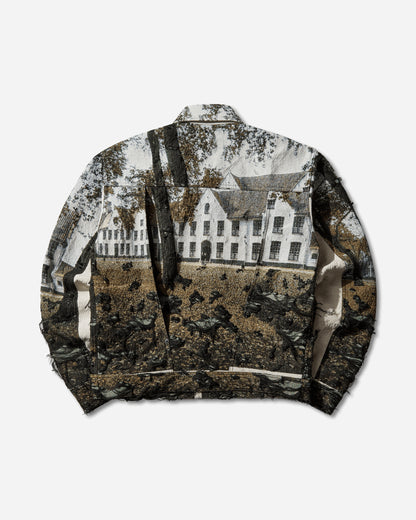 Junya Watanabe MAN Men'S Jacket Grn/Bk/Lgtblu Coats and Jackets Jackets WQ-J030-S26 1