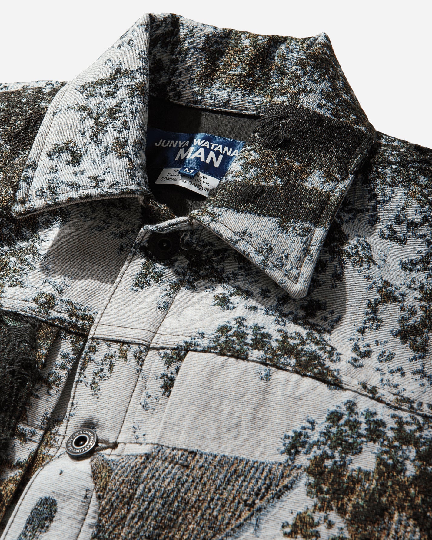 Junya Watanabe MAN Men'S Jacket Grn/Bk/Lgtblu Coats and Jackets Jackets WQ-J030-S26 1