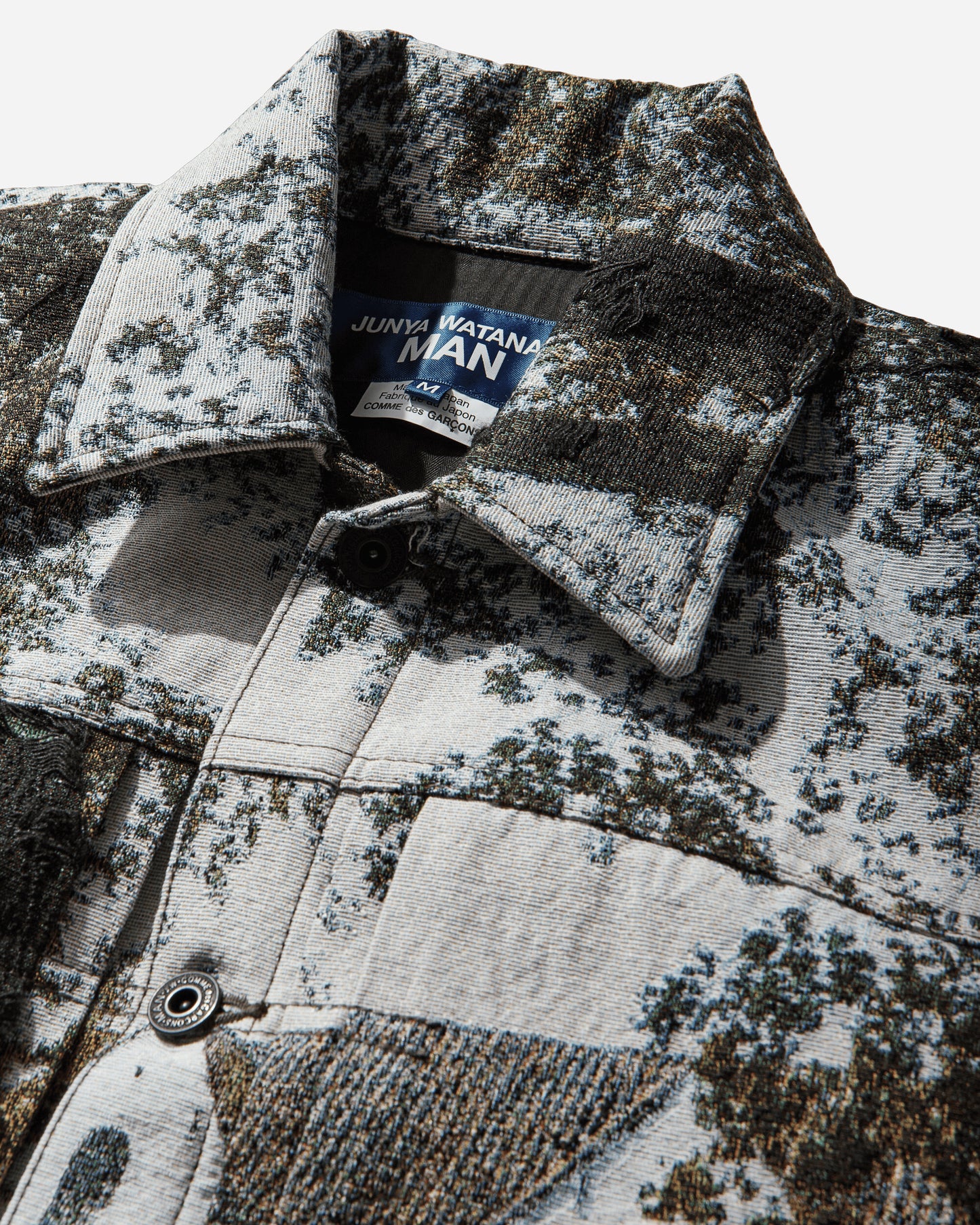 Junya Watanabe MAN Men'S Jacket Grn/Bk/Lgtblu Coats and Jackets Jackets WQ-J030-S26 1