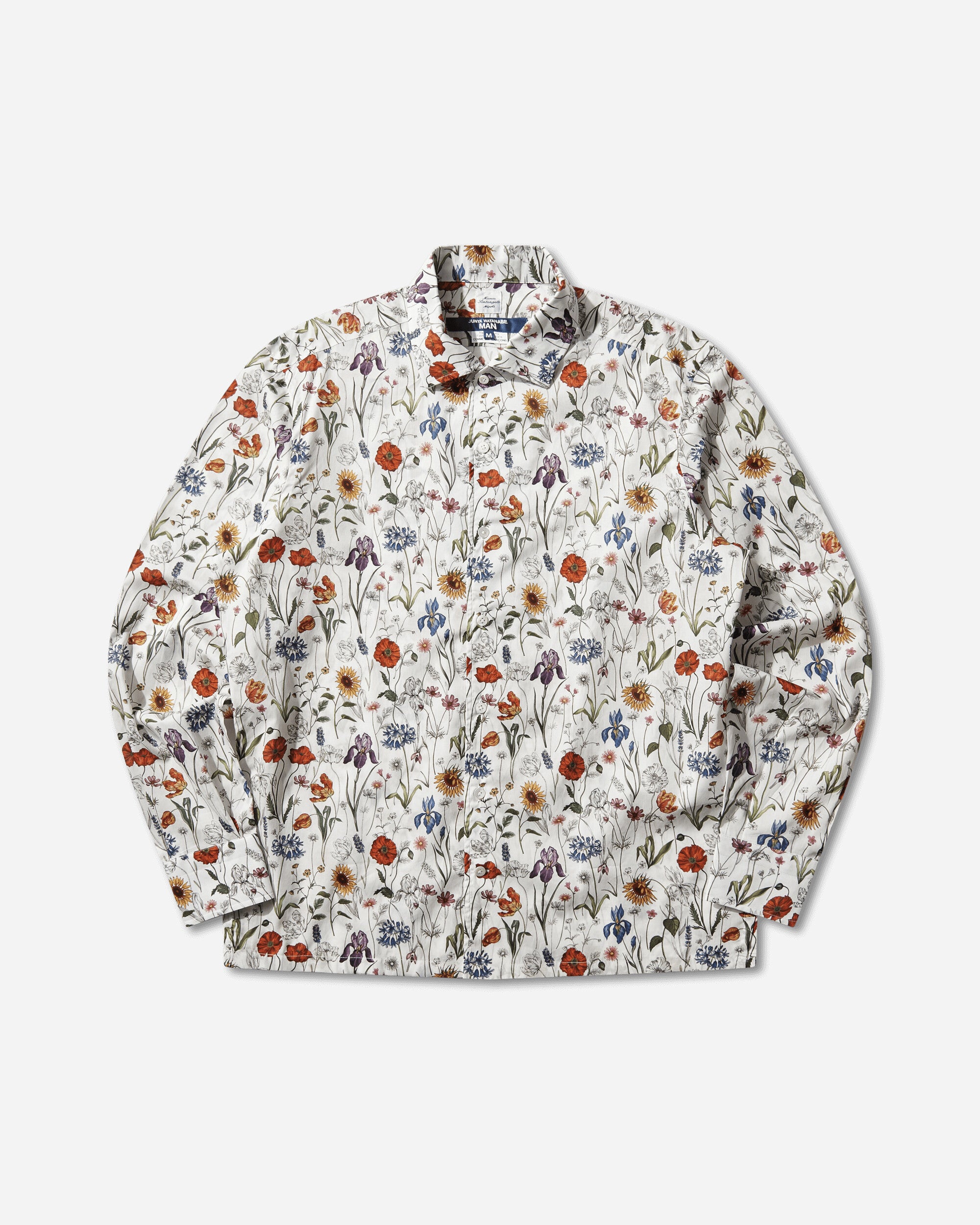 Junya Watanabe MAN Men'S Shirt Wh/Rd/Prpl/Blu Shirts Longsleeve Shirt WQ-B013-S26 1