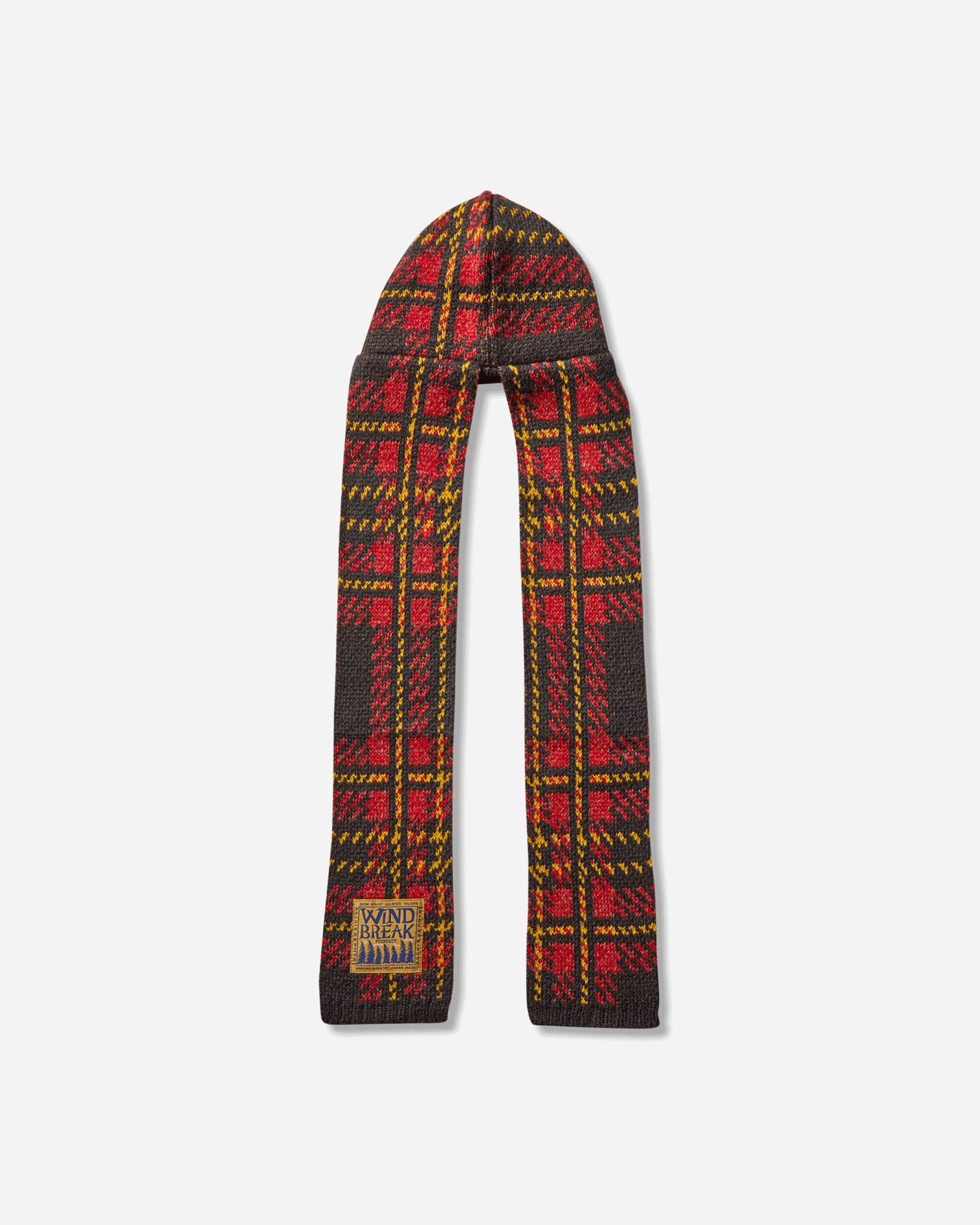 KAPITAL 5G Wool Tartan Check Gale Cap Red Hats Caps K2410XH544 RED