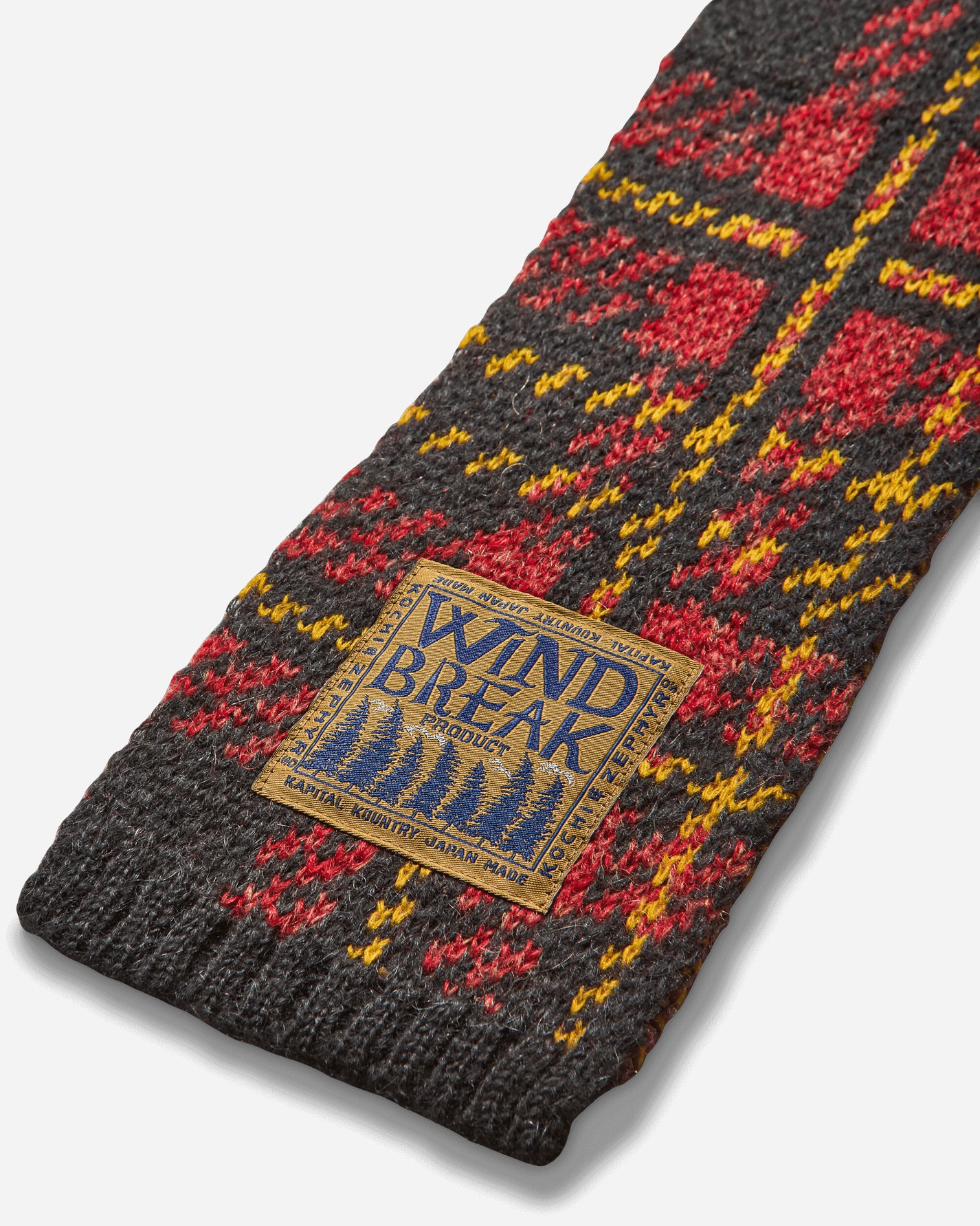 KAPITAL 5G Wool Tartan Check Gale Cap Red Hats Caps K2410XH544 RED