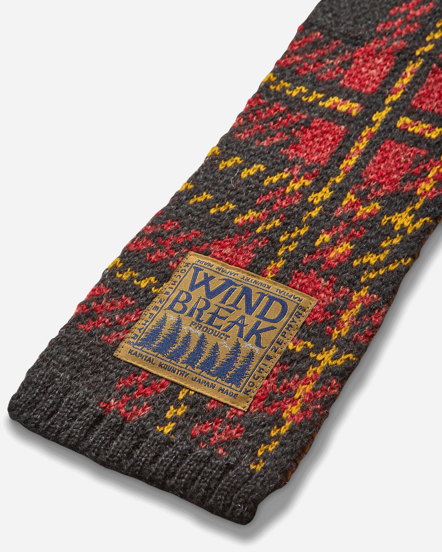 KAPITAL 5G Wool Tartan Check Gale Cap Red Hats Caps K2410XH544 RED