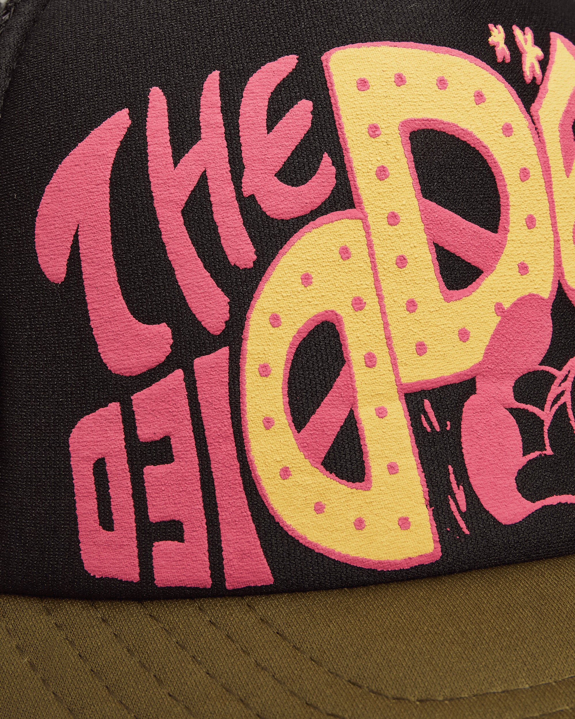 KAPITAL Th D D Track Cap Black/Khaki Hats Caps K2506XH547 BLKXKHA