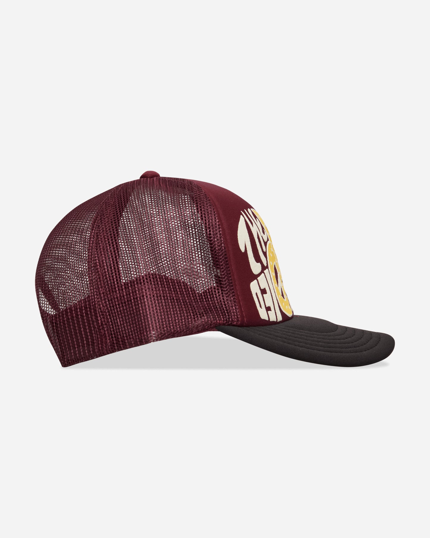KAPITAL Th D D Track Cap Burgundy/Black Hats Caps K2506XH547 BURGUNDYXBLK